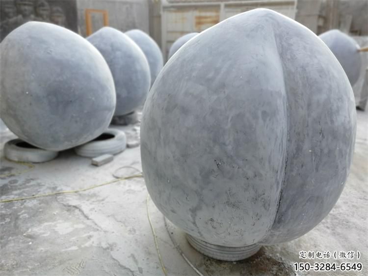 果籃雕塑專供，廣場雕塑，景觀桃子果籃雕塑供應