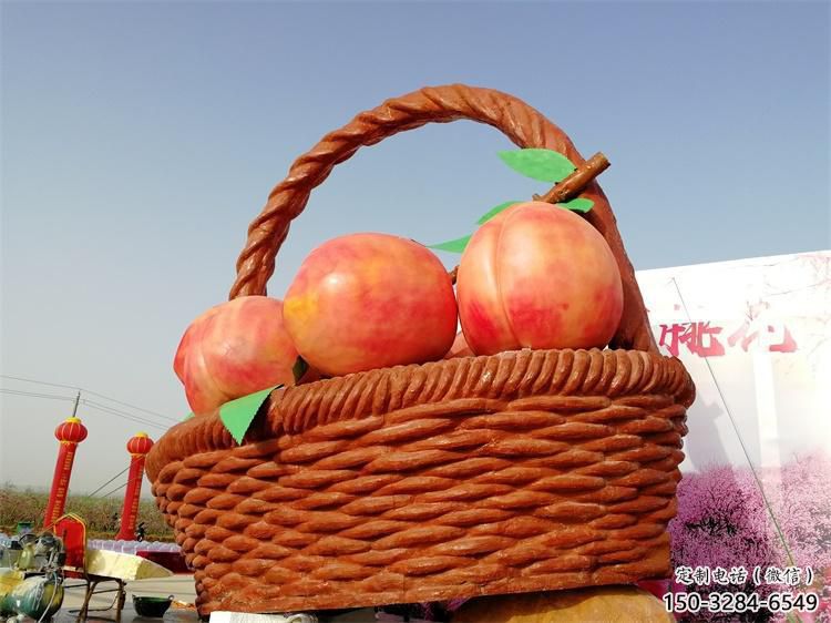 果籃雕塑標準，景觀雕塑，香蕉果籃雕塑提供