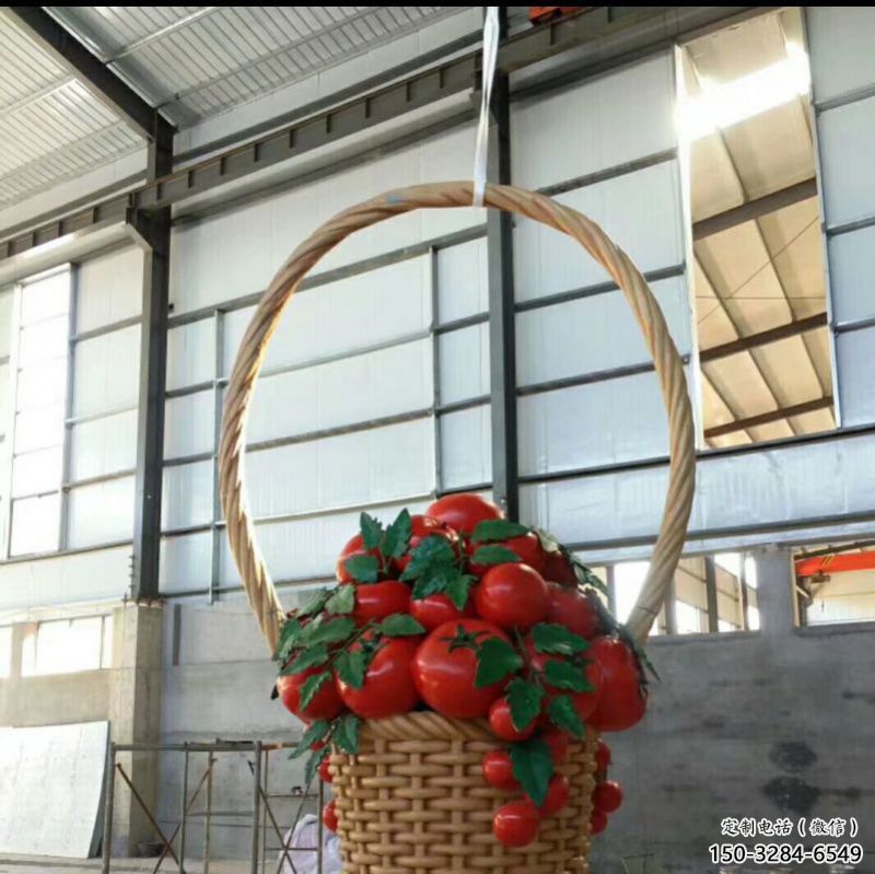 果籃雕塑選用，景觀雕塑，香蕉果籃雕塑標準