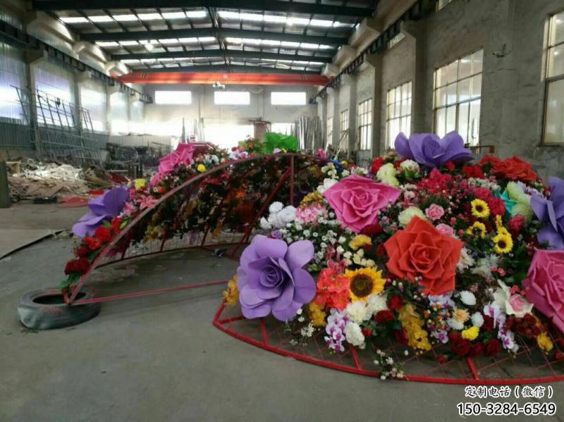 園林小品花籃雕塑供給，景區(qū)雕塑，民俗花朵花籃雕塑優(yōu)選