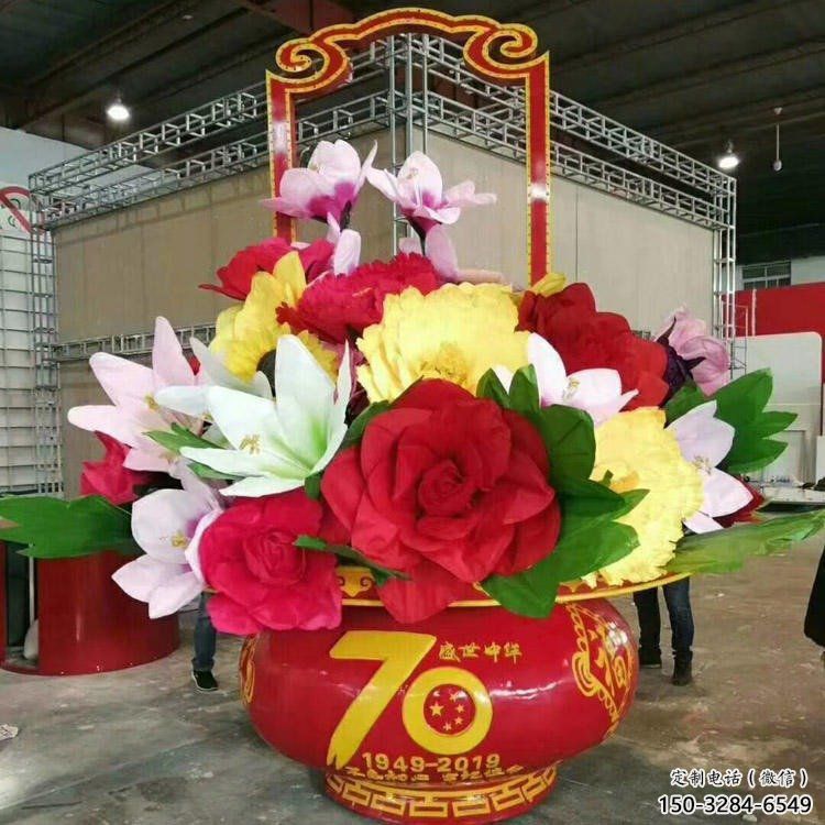 中式花籃雕塑指用，景觀概念，景區(qū)花籃雕塑專供