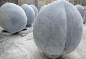 果籃雕塑專供，廣場雕塑，景觀桃子果籃雕塑供應