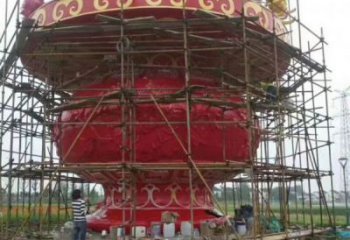 廣場花籃雕塑供求，露天雕塑，企業不銹鋼花籃雕塑標準