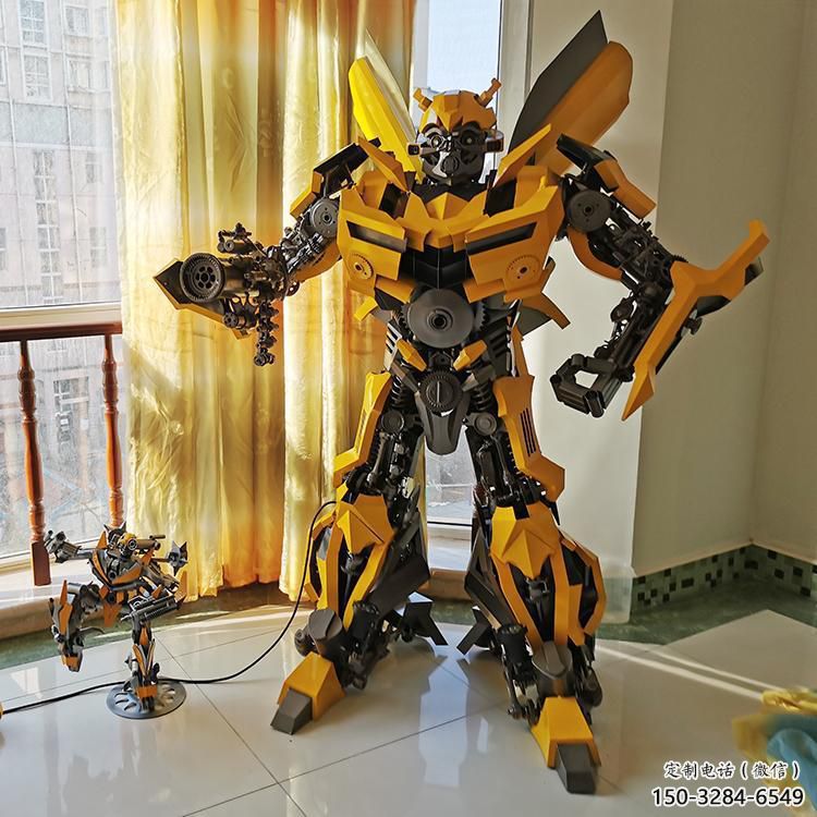 步行街機器人雕塑