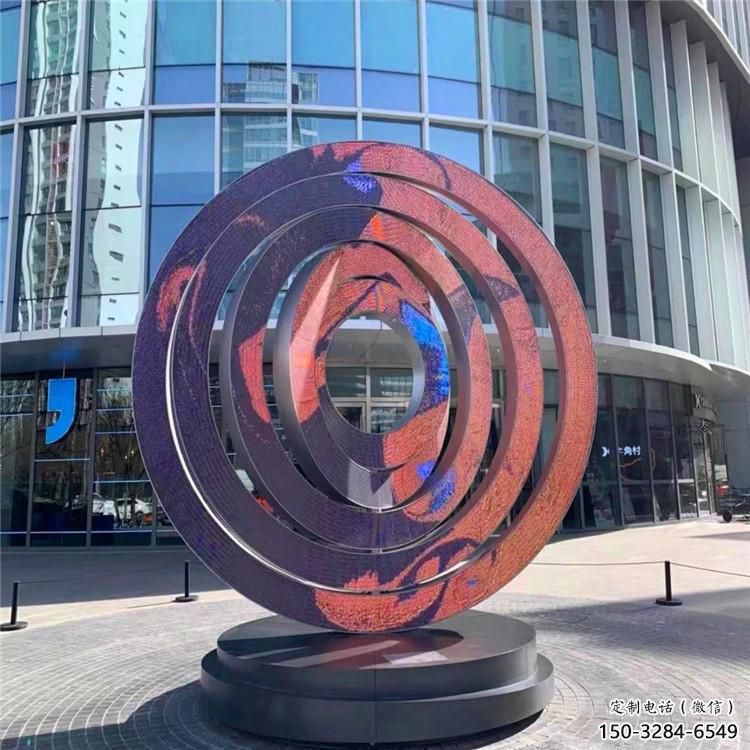 宣傳主題雕塑廠家加工，藝術形象標識，地標美陳雕塑