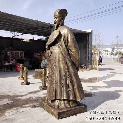 仿銅諸葛亮雕塑