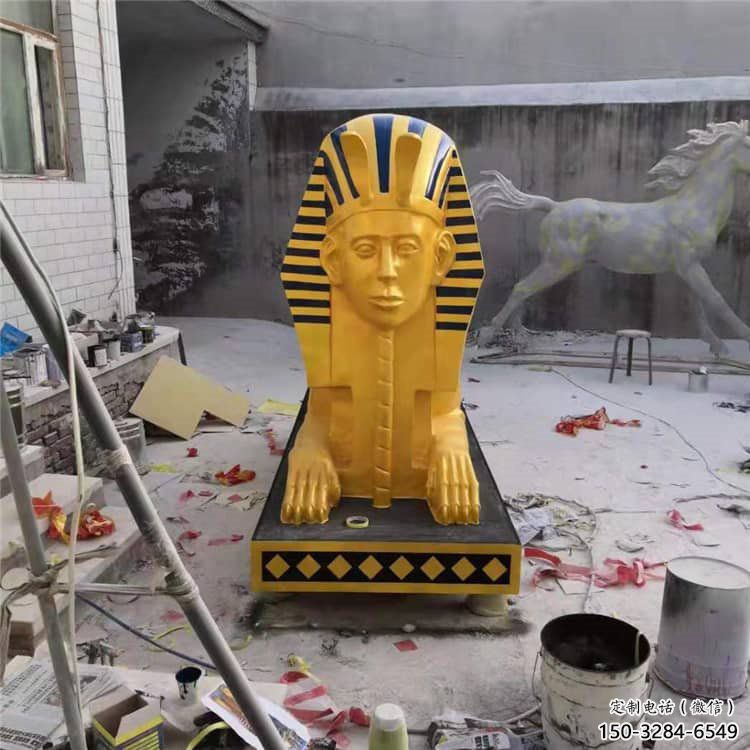 仿真獅子雕塑制作，陸地擺件，獅子人獸雕塑制造商