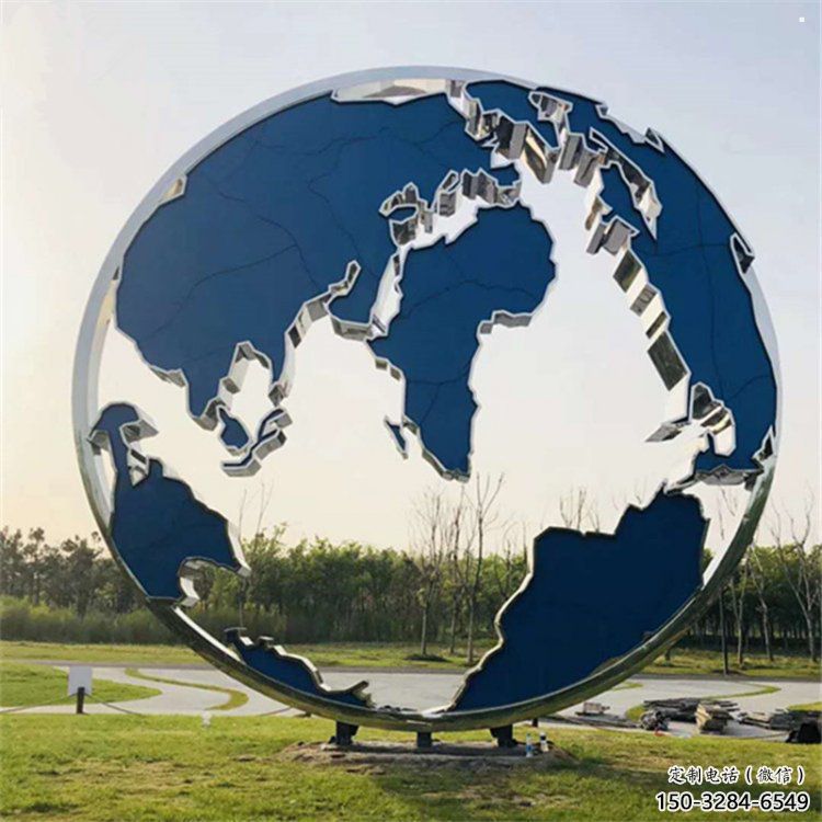 地圖雕塑定做，城區小品，不銹鋼地圖雕塑廠家定價