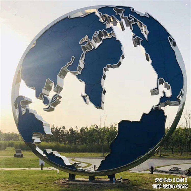 地圖雕塑選定，美陳雕塑，現(xiàn)代不銹鋼地圖雕塑優(yōu)選