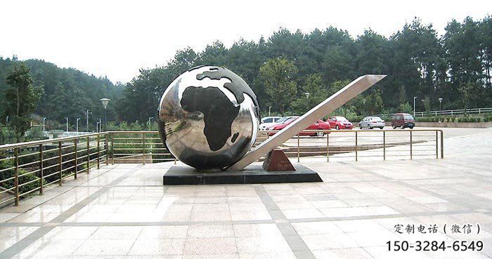 地球儀雕塑生產(chǎn)商，景區(qū)雕塑，現(xiàn)代地球儀雕塑提供