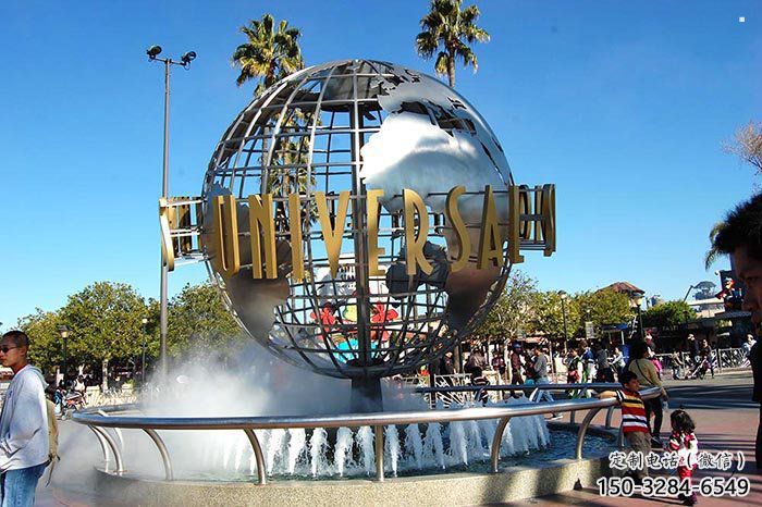 地球儀雕塑制作，校園雕塑，現(xiàn)代地球儀雕塑標(biāo)準(zhǔn)