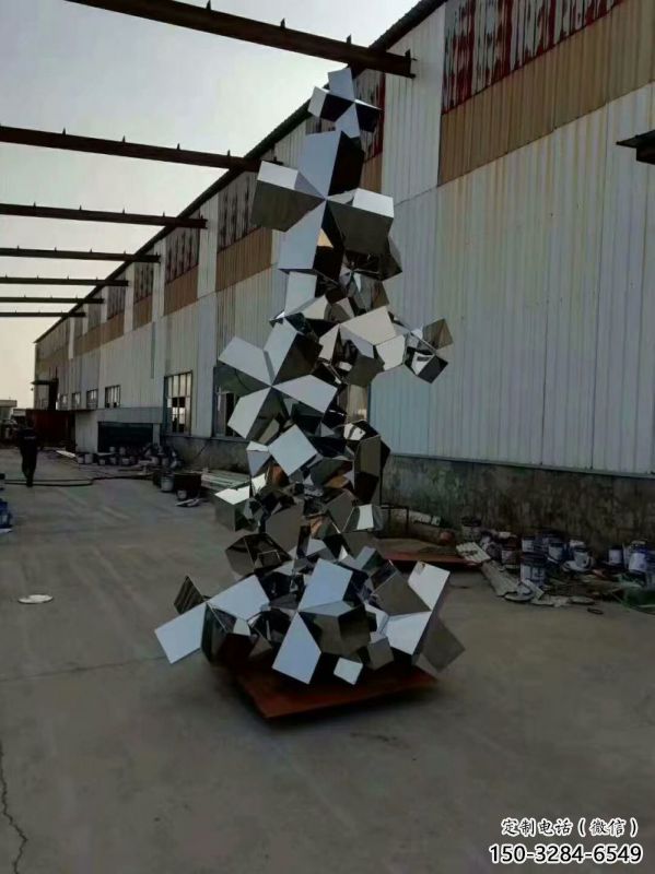 城市景觀石雕塑，網(wǎng)格體育雕塑，古銅效果