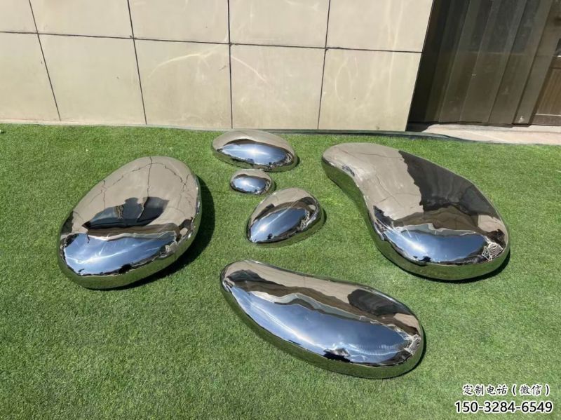 售樓部景觀雕塑，噴砂景觀石雕塑，烤漆題材