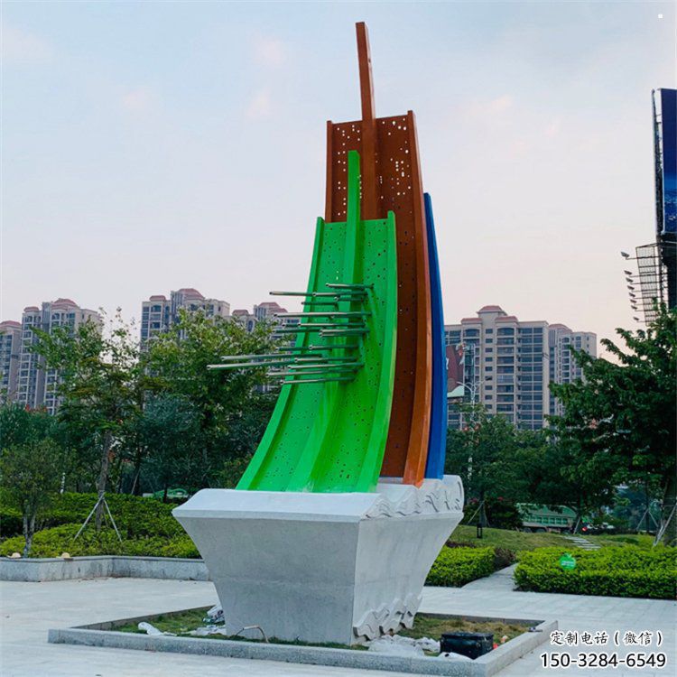 醫院帆船雕塑，仿古景觀雕塑，仿古擺件