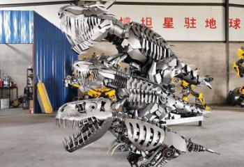 公園機器人雕塑