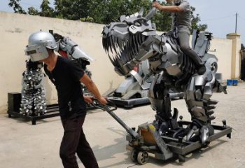 商業(yè)街機器人雕塑