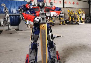 卡通機(jī)甲機(jī)器人雕塑造型