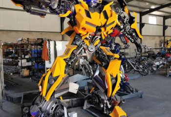 預定機器人版擎天柱雕塑