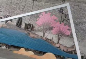 鏤空樹景墻雕塑，屏風元素背景墻雕塑