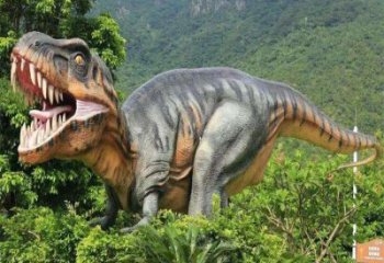 花園恐龍雕塑批發(fā)，標(biāo)識雕塑，展示玻璃鋼恐龍雕塑