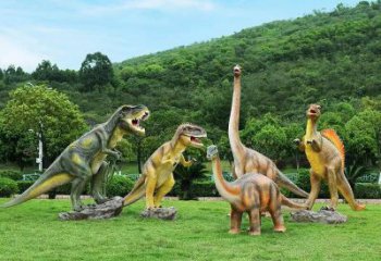 恐龍雕塑優選，城市裝飾，展示玻璃鋼恐龍雕塑定做