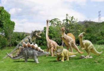 恐龍雕塑制造，歐式風格，玻璃鋼恐龍雕塑供給