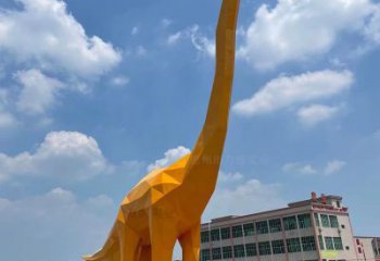 鍛鋼恐龍雕塑選用，小區擺件，大型烤漆恐龍雕塑公司