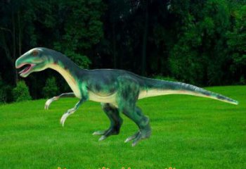 鐮刀龍雕塑訂做，街景小品，戶外發聲恐龍雕塑制作