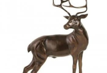 銅梅花鹿雕塑制造，廣場雕塑，制造梅花鹿銅雕塑批發