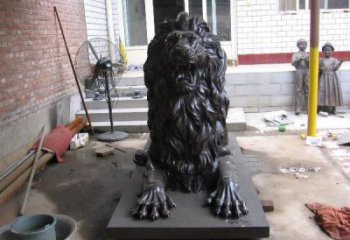 景觀獅子雕塑選定，園林裝飾，大型趴獅雕塑公司提供