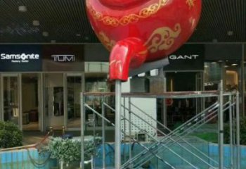 懸空流水吊壺雕塑生產制作