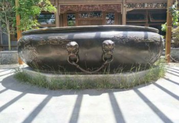 花缽式太平缸雕塑