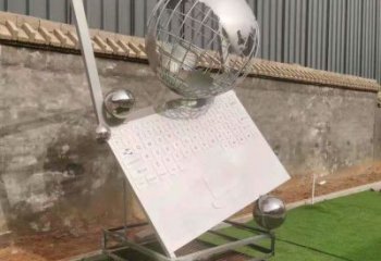 地球儀雕塑工廠，多彩藝術(shù)，景觀筆記本地球儀雕塑制作