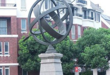 地球儀雕塑預(yù)定，小區(qū)擺件，現(xiàn)代地球儀雕塑精品