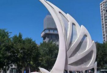 揚帆遠航雕塑精選，市標雕塑，不銹鋼揚帆遠航雕塑觀賞型