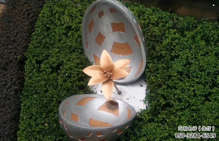 杏花雕塑供應，城市裝飾，不銹鋼杏花雕塑優選