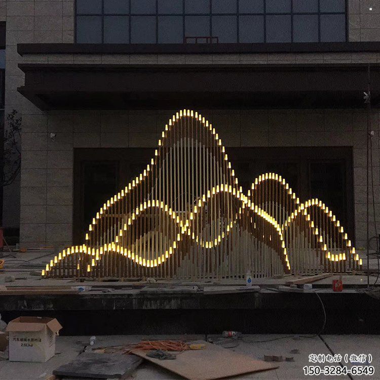 房地產(chǎn)假山雕塑，仿古景觀雕塑，噴砂制造