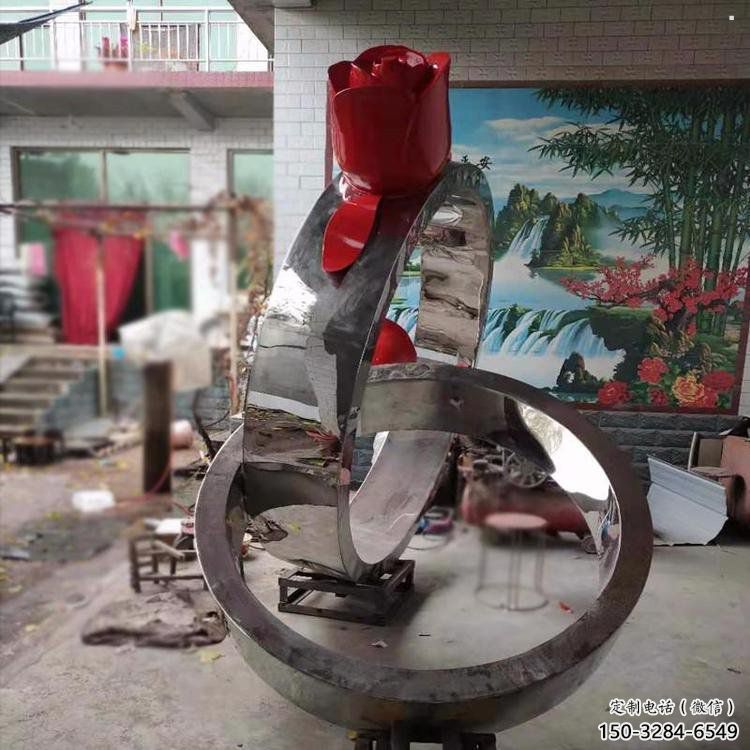 現(xiàn)代戒指環(huán)雕塑承接，歐式風(fēng)格，現(xiàn)代戒指環(huán)雕塑精選