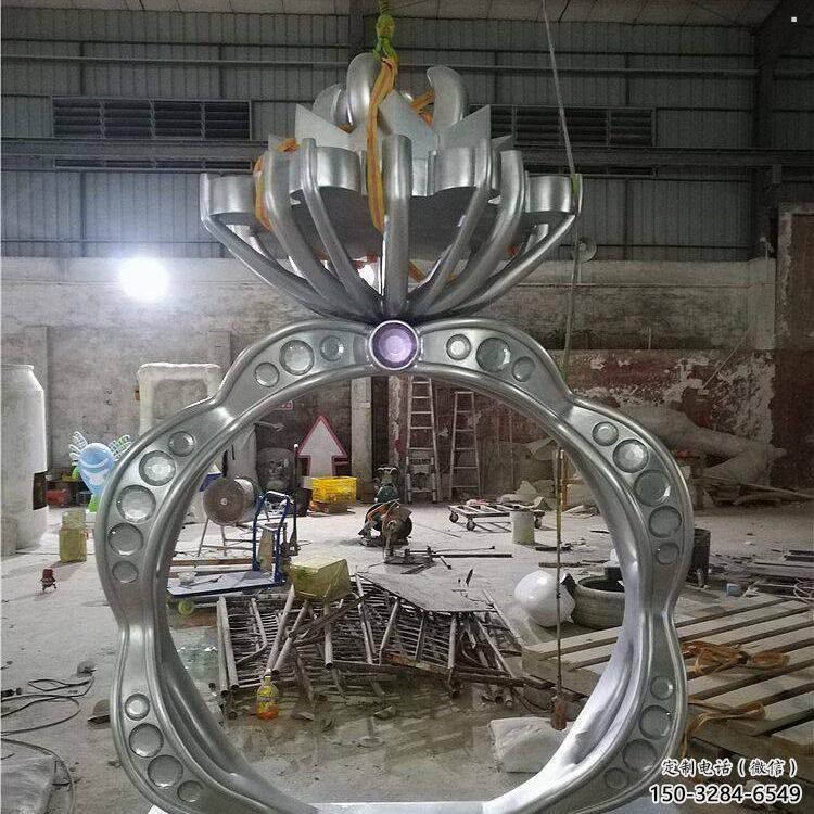 景區鉆戒雕塑優選，圓雕體系，城市鉆戒雕塑選定