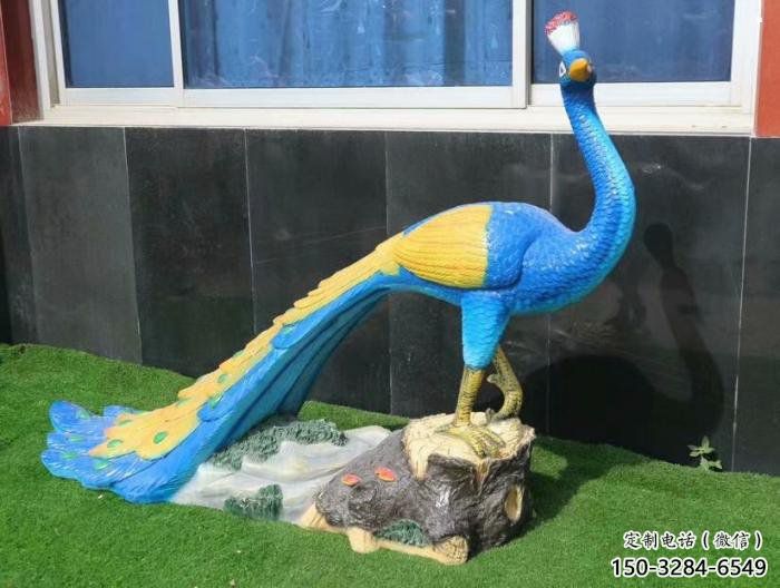 孔雀雕塑廠家，景觀概念，仿真孔雀雕塑通用