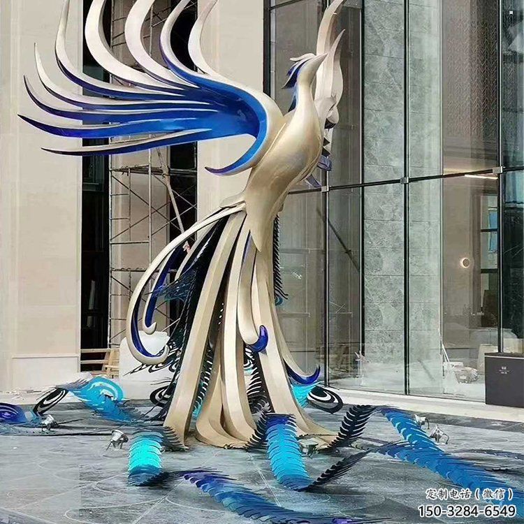 孔雀雕塑選用，鍛造工藝，藝術不銹鋼孔雀雕塑標準