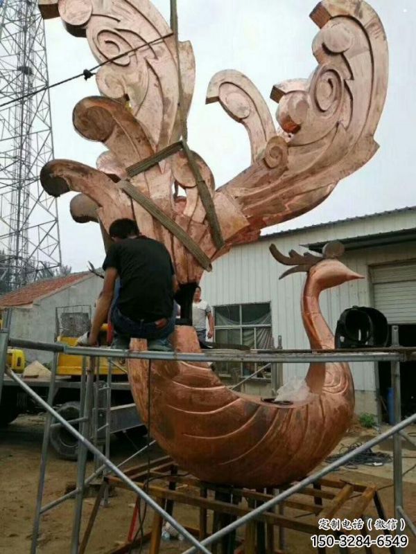 孔雀雕塑生產，戶外擺放，景觀銅孔雀雕塑精選