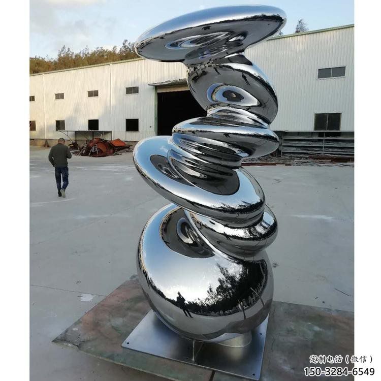 商業街浪花雕塑