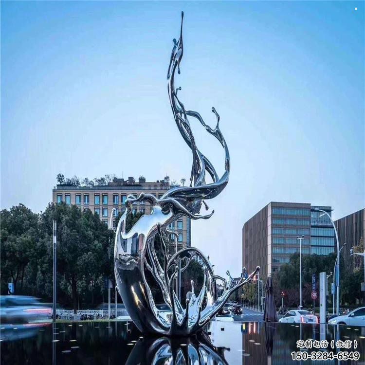 房地產(chǎn)水花雕塑