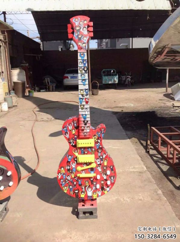 房地產(chǎn)吉他雕塑