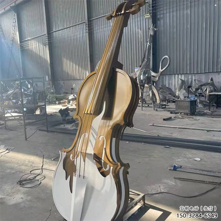 小提琴雕塑供給，街道標識，不銹鋼小提琴雕塑供應