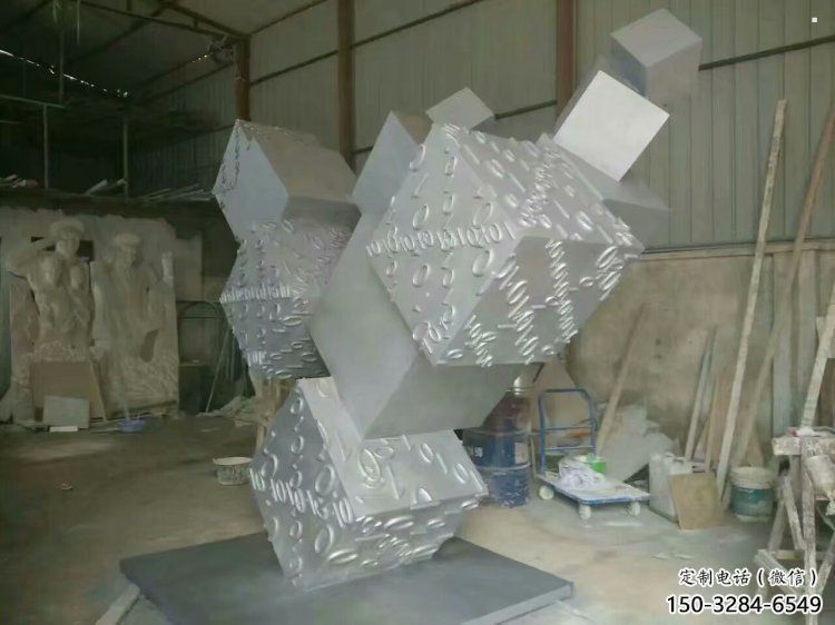 幾何體雕塑精選，景區(qū)雕塑，不銹鋼幾何體雕塑工廠