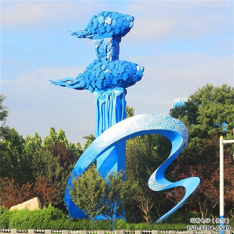 景觀和字雕塑供需，彩鋼制作，大型不銹鋼和字雕塑廠家
