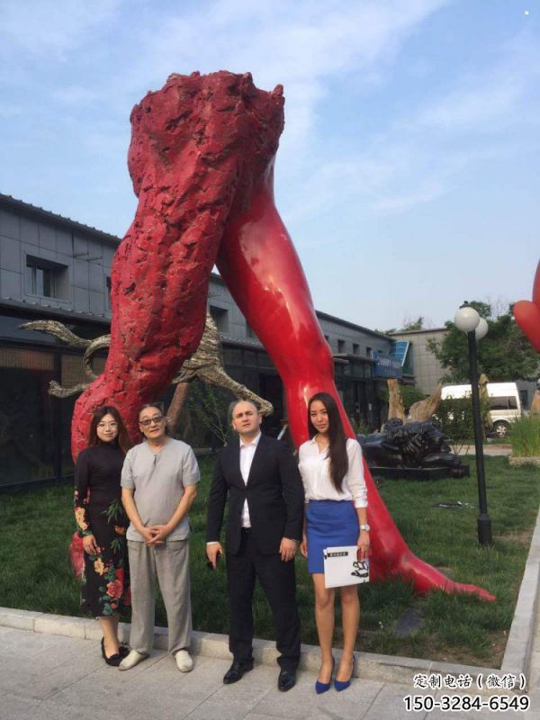 人字雕塑常用，公園小品，房地產(chǎn)不銹鋼人字雕塑生產(chǎn)商