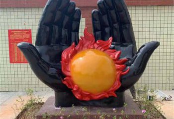 雕塑火球景觀制造，街景小品，景觀不銹鋼火球雕塑優價